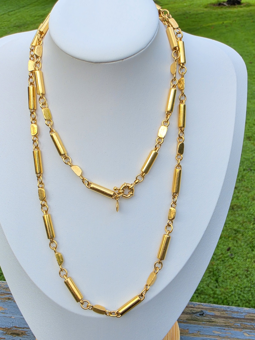 J. Crew Retired Linked Cylinder Necklace - Women's Jewelry